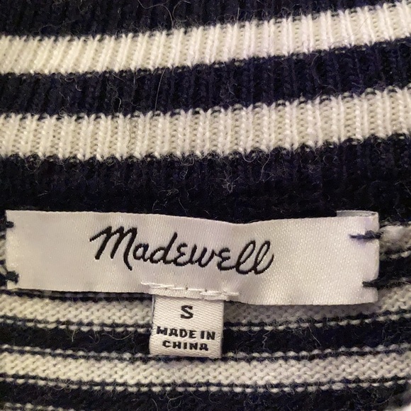Madewell Striped Turtleneck - Picture 2 of 2